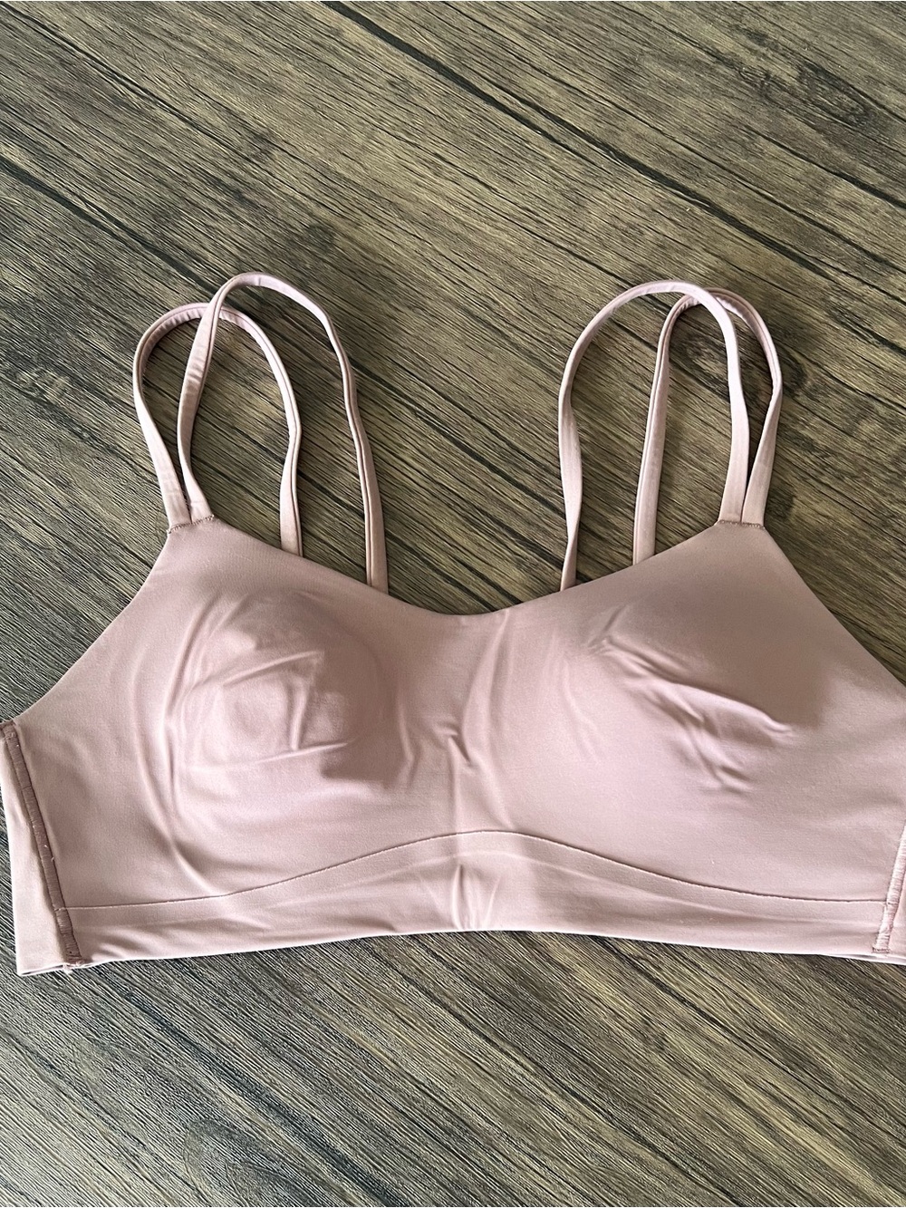 lululemon athletica Dusty Blush Double-Strap Seamless Bralette